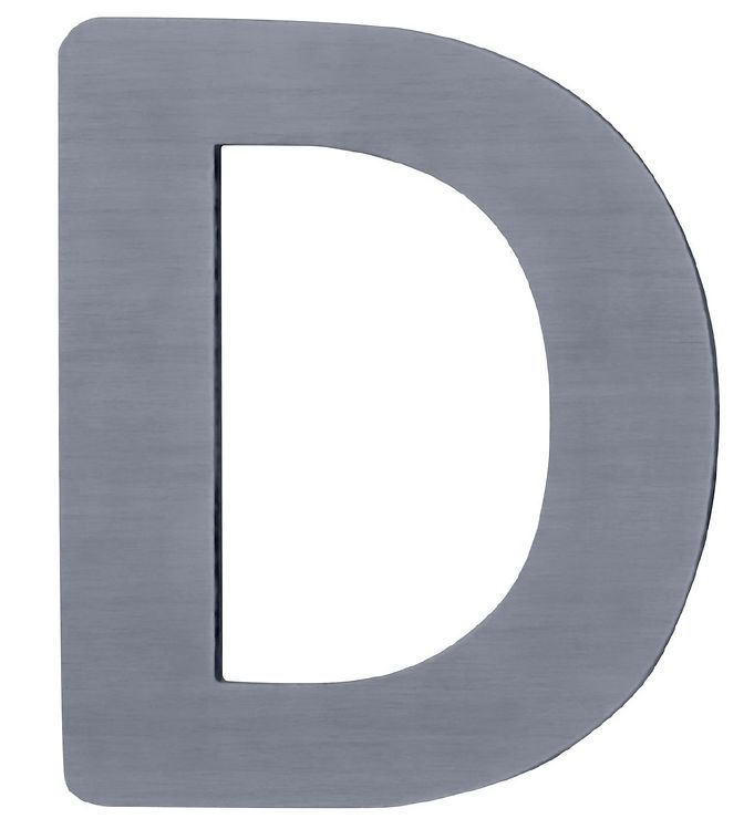 Sebra Wooden Letter - D - Grey » New Styles Every Day