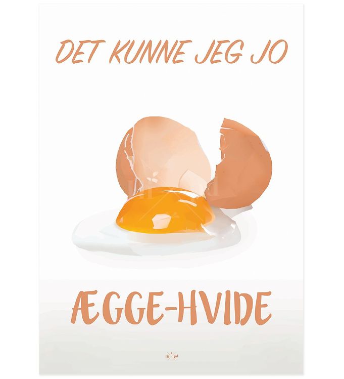 kind klasse Slud Hipd Poster - A3 - Egg White » Always Cheap Shipping