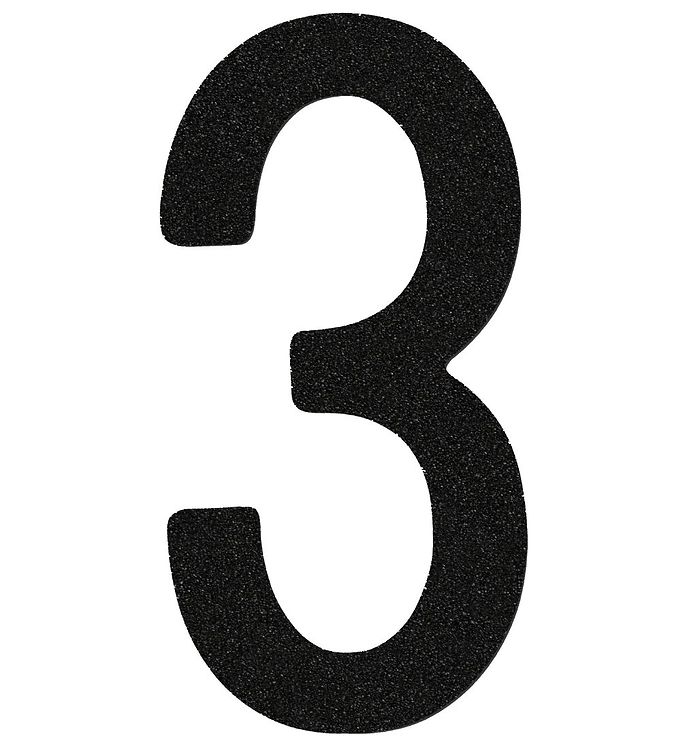 That's Mine Numbers - 3 - Black Glitter » Always Cheap Delivery