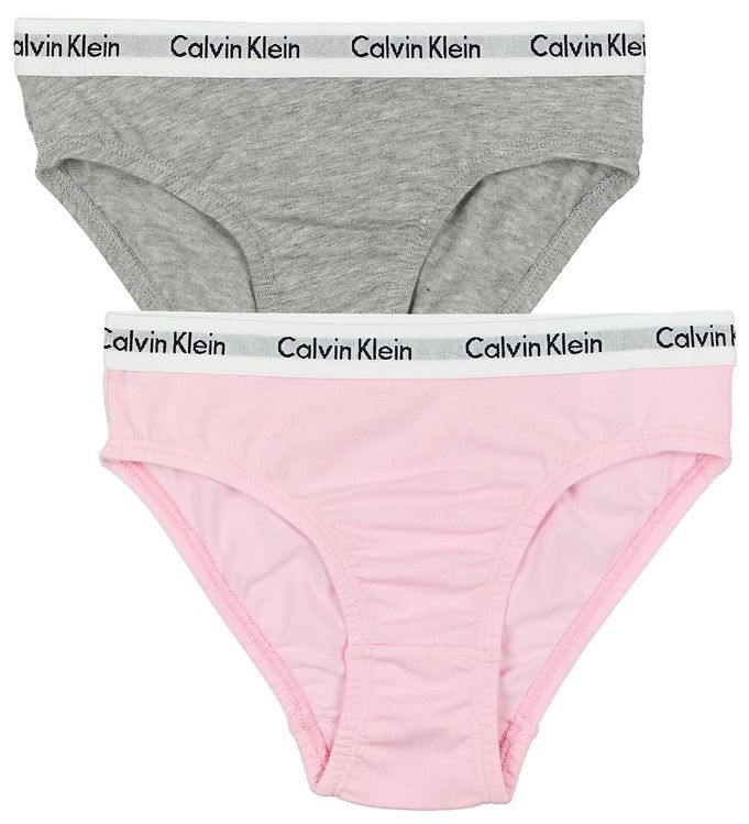 ornament Gelijkmatig wassen Calvin Klein Knickers - 2-Pack - Grey Melange/Rose