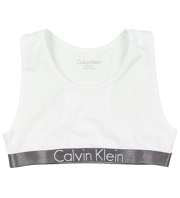 Calvin Klein Bralettes - 2-Pack - Grey Melange/White