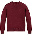 Tommy Hilfiger Blouse - Knitted - Essential - Deep Rouge