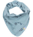 Joha Teething Bib - Wool/Cotton - Blue