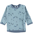 Joha Bluse - Wolle/Baumwolle - Blau