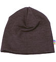 Joha Beanie - Wool - 2-layer - Dark Brown