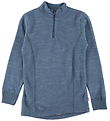 Joha Blouse - Wool/Bamboo - Blue