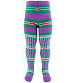 Molo Leggings - Rib - Stripy Tights - Purple Stripe