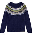 Molo Blouse - Knitted - Wool/Acrylic - Bae - Blue Calm