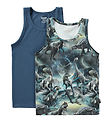 Molo Undershirt - Jayden - 2-Pack - Dinos Calm