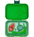 Yumbox Lunchbox w. 4 Rooms - Bento Panino - Jurassic Green - Din