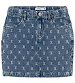 Name It Skirt - NkfBente - Dark Blue Denim w. Pattern