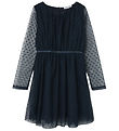 Name It Kleid - Noos - NkfVabos - Dark Sapphire m. Punkte