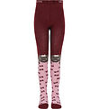 Melton Tights - Rabbit - Bordeaux