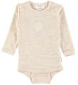 Joha Bodysuit L/æ - Wool - Cream