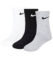 Nike Socks - Cushioned - 3-Pack - White/Black/Grey