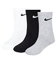Nike Socken - Gepolstert - 3er-Pack - Weiß/Schwarz/Grau