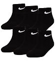 Nike Ankle Socks - Cushioned - Dri-Fit - 6-Pack - Black