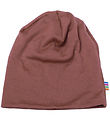 Joha Beanie - Wool - 2-layer - Red/Brown