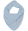 Joha Teething Bib - Wool/Silk - Dusty Blue