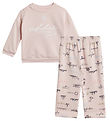 adidas Performance Sweat Set - I Bluv Jogger - Pink