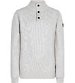 Indian Blue Jeans Blouse - Knitted - Grey