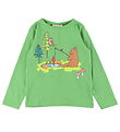 Småfolk Bluse - Moos Green