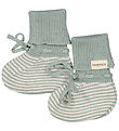 MarMar Booties - Knitted - Dusty Jade Stripe