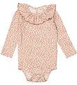 MarMar Bodysuit L/æ - Viscose - Berta - Powder Taupe Leo
