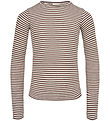 Sofie Schnoor Blouse - Rib - Petricia - Brown Striped