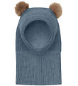 Huttelihut Balaclava - Wool/Cotton - Knitted - 2-layer - Stormy