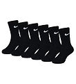 Nike Socken - Gepolstert - Dri-Fit - 6er-Pack - Schwarz