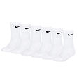 Nike Sokker - Polstret - Dri-Fit - 6-pack - Hvit