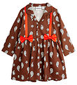 Mini Rodini Klänning - Paisley Aop - Brown