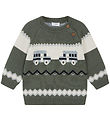 Hust and Claire Bluse - Strick - Palette - Pineneedle m. Autos