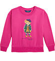 Polo Ralph Lauren Sweatshirt - Pink m. Kuscheltier