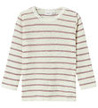 Name It Blouse - Wool - NmfWang - Snow White/Purple Dove
