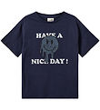 Sofie Schnoor T-shirt - Dark Navy w. Print