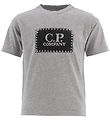 C.P. Company T-Shirt - Grau Meliert m. Schwarz