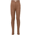 Minimalisma Leggings - Rib - Wool - Arona - Toffee
