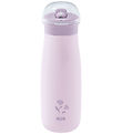 Nuk Vatnsflaska M. sogrör - Mini-Me Flip - 500 ml - Stál - Flowe