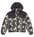 EA7 Fóðraður jakki - Fancy Black/Army