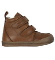 Pom Pom Winterstiefel - Sneakers Wool Booty - Dark Camel Mit Fut