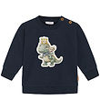 Hust and Claire Sweatshirt - Sofus - Marinblå m. Djur