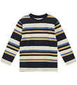 Hust and Claire Bluse - Anton - Navy m. Streifen