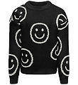 Kids Only Blússa - Prjónað - KogHappie - Black/Cloud Dansari Hap