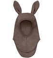 Huttelihut Balaclava - Wool fleece - Single Layer - Brown Melang