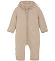 Huttelihut Overall - Ullfleece - Camel Melange m. Öron