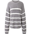 Hound Tröja - Stickad - Stripe Sticka - Grey