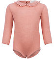 Minimalisma Bodysuit L/æ - Rib - Wool - Athena - Cloudberry