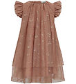 Sofie Schnoor Kleid - Rosig Brown m. Kirsche/Glitzer